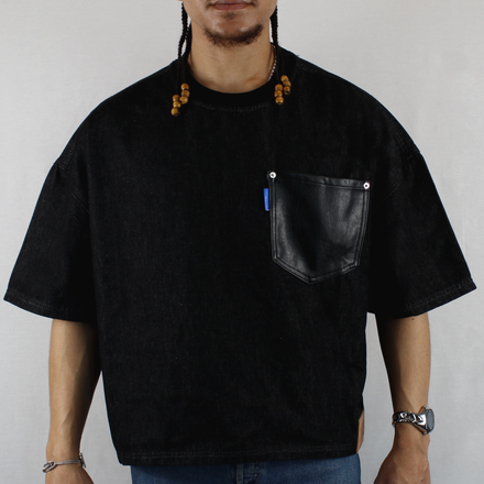 Denim Yoke T-Shirt - Vintage Wash