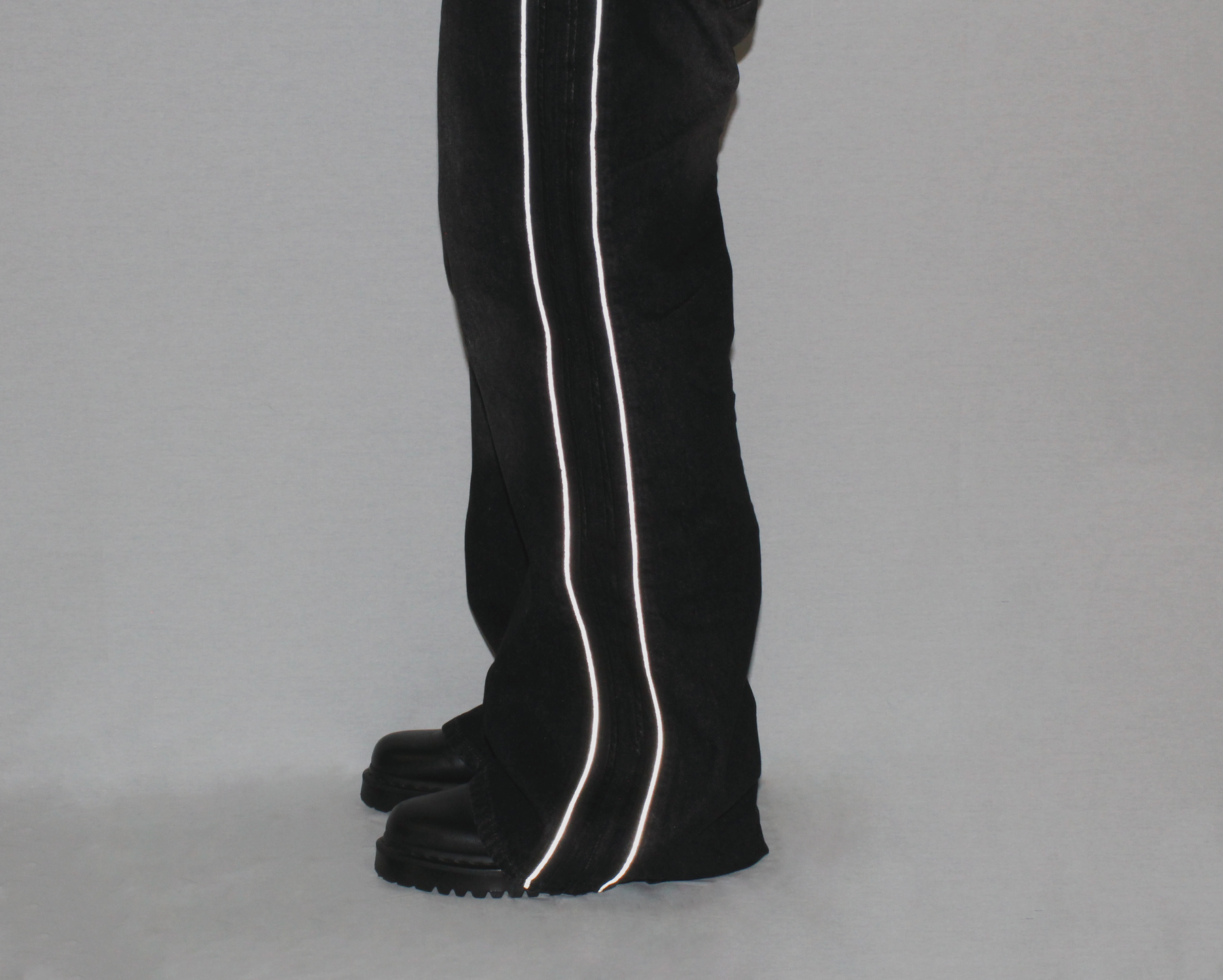 Dark Road Flared Denim